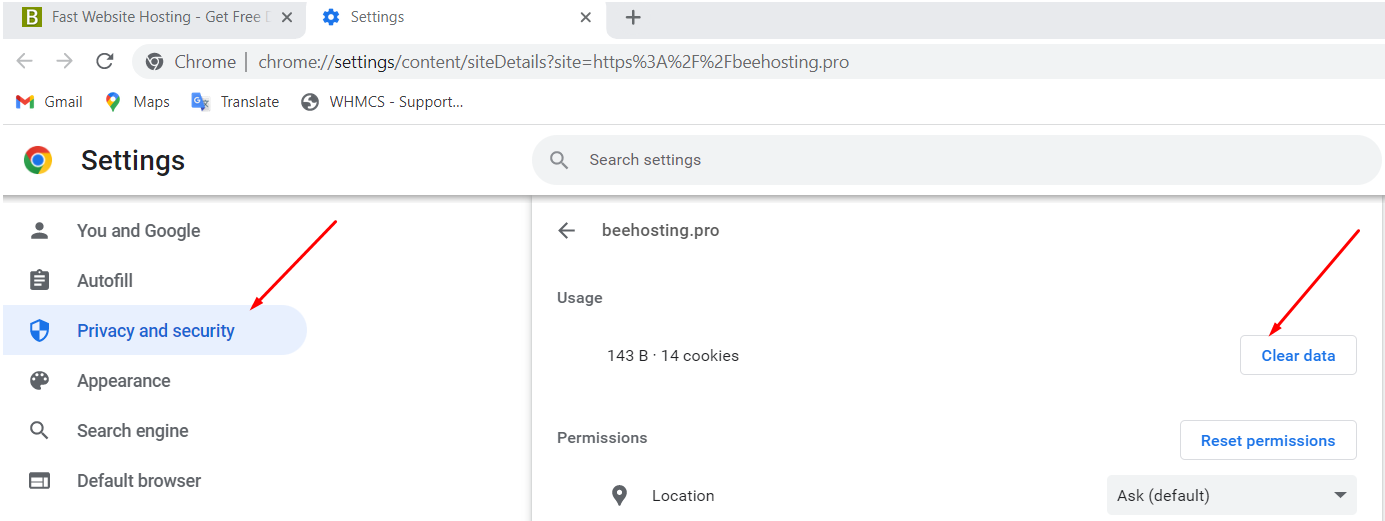privatumas ir sauga-google