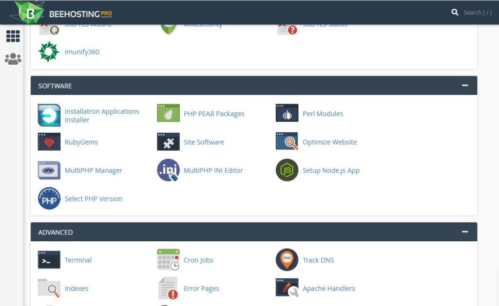 Installatron programa cPanel