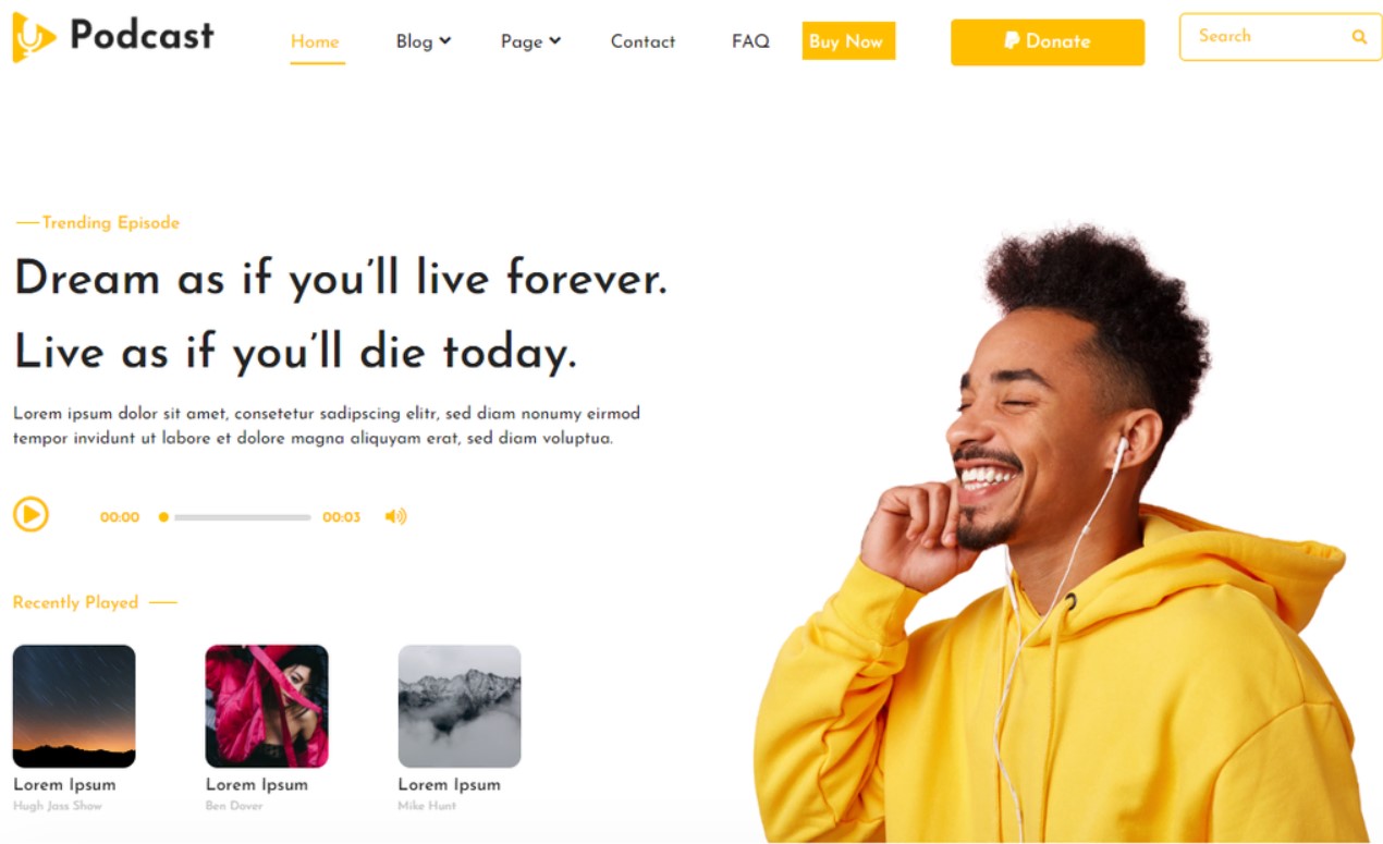 WordPress-theme-video-podcasting